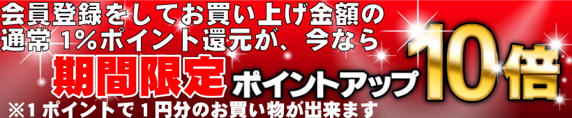 ポイント10倍