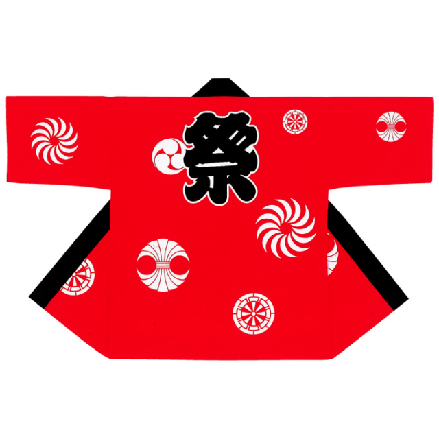 半纏（はんてん・法被・はっぴ）　白抜き　各柄